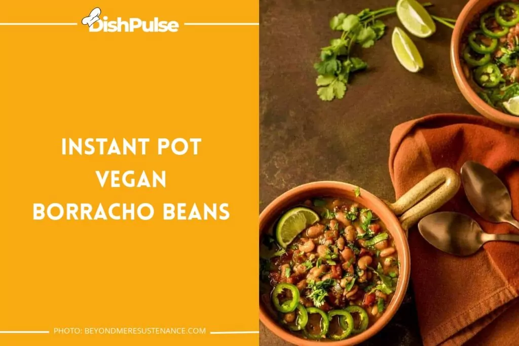 Instant Pot Vegan Borracho Beans