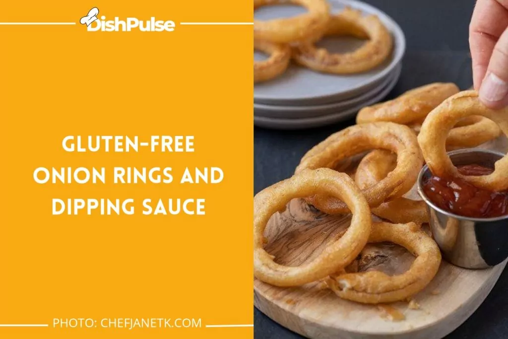 Gluten-Free Onion Rings and Dipping Sauce