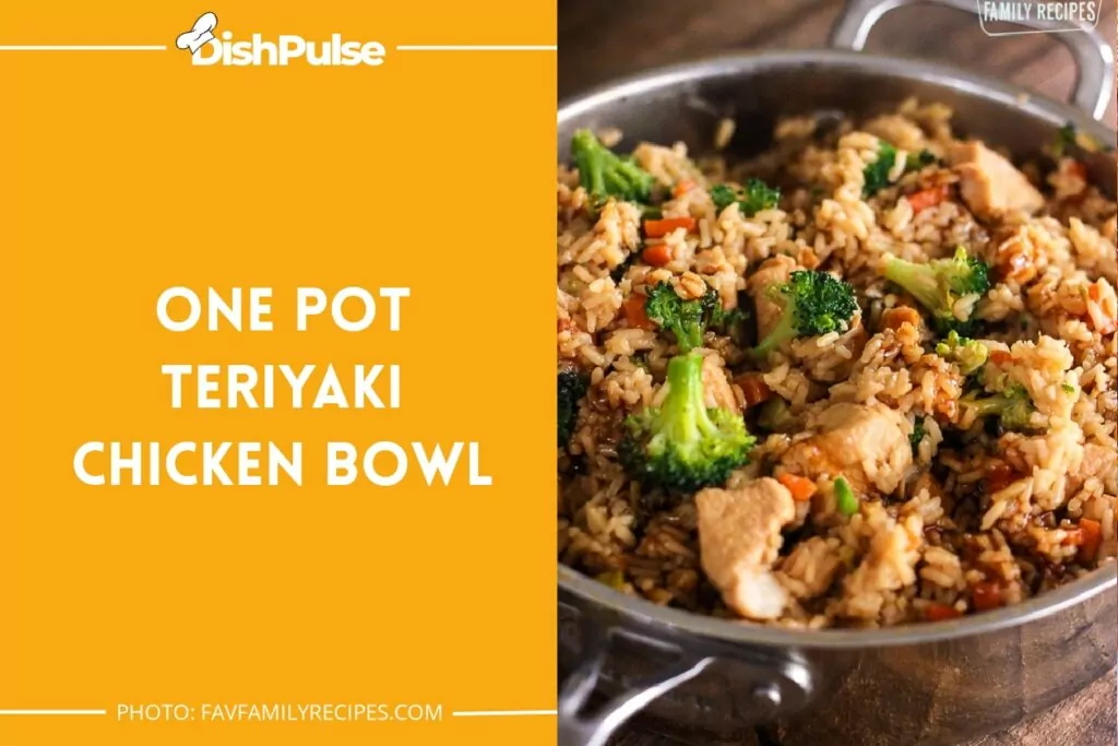 One Pot Teriyaki Chicken Bowl