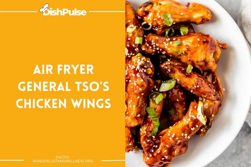 Air Fryer General Tso’s Chicken Wings
