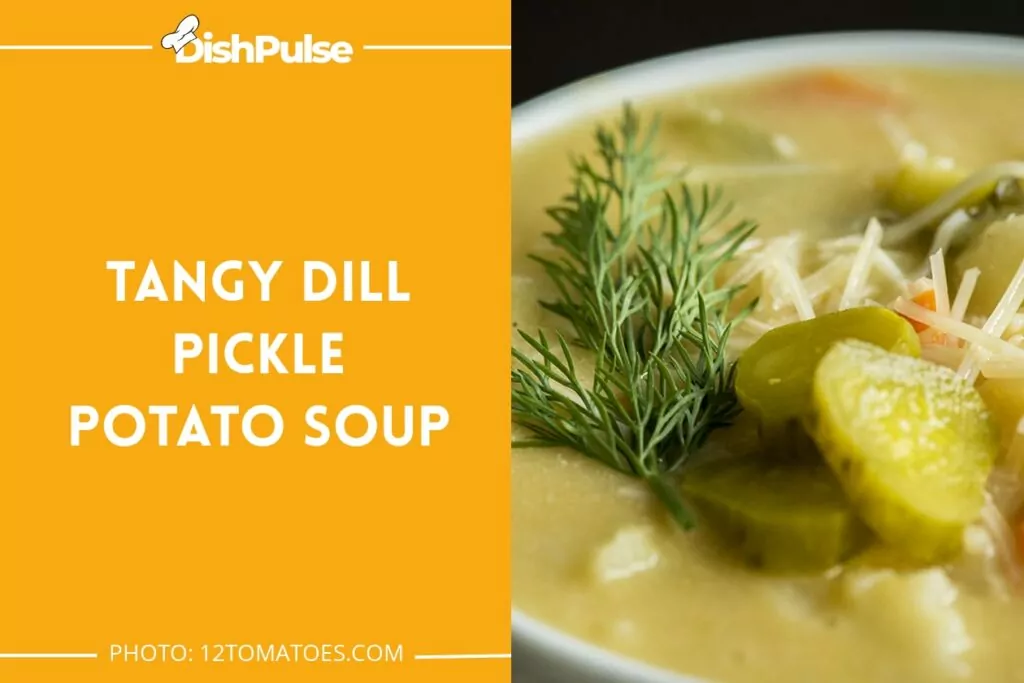 Tangy Dill Pickle Potato Soup