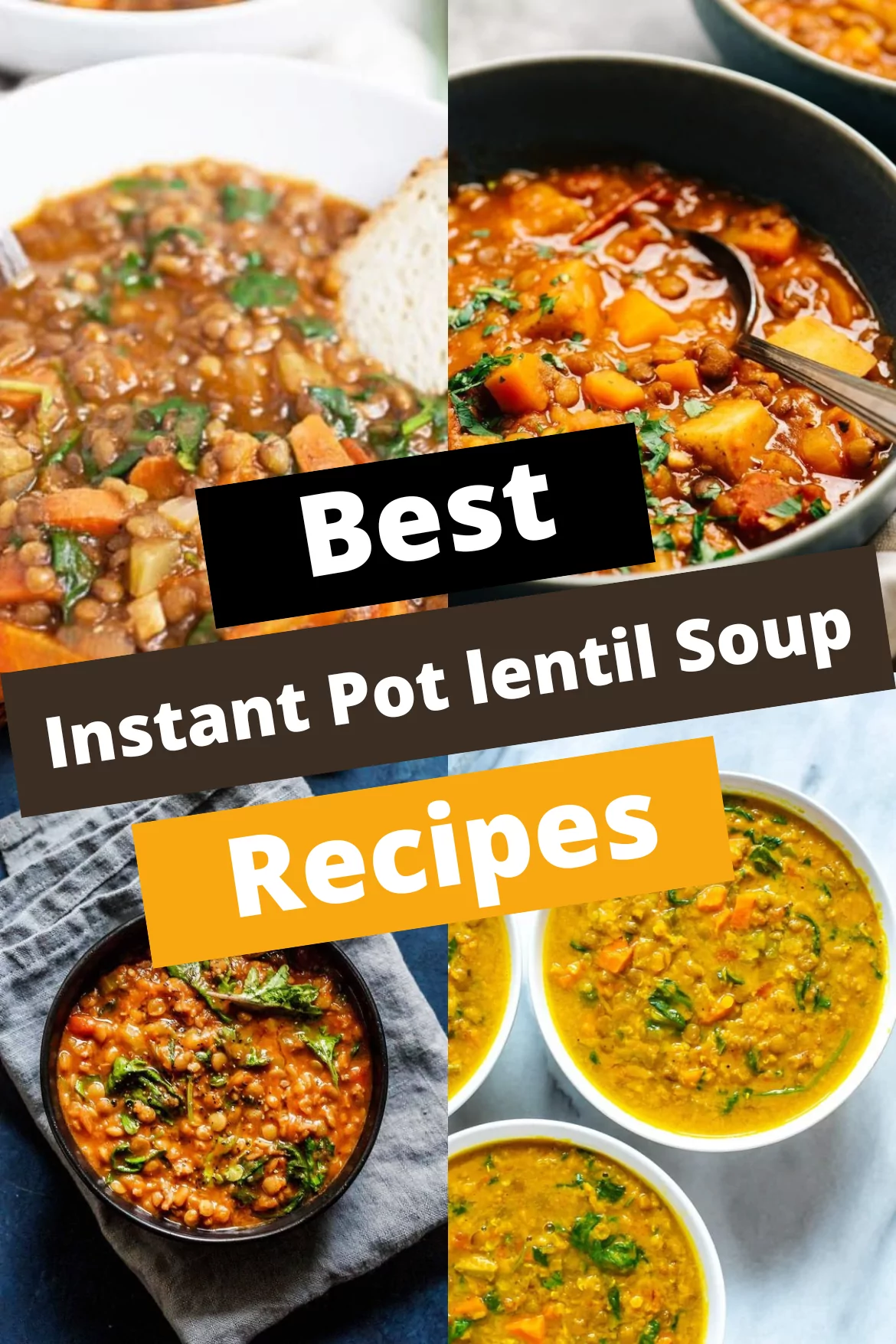instant pot lentil soup