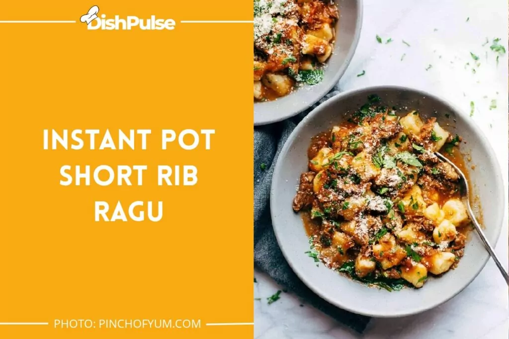 Instant Pot Short Rib Ragu