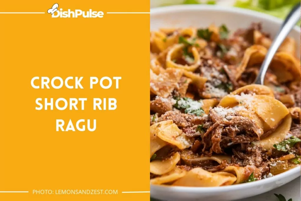 Crock Pot Short Rib Ragu