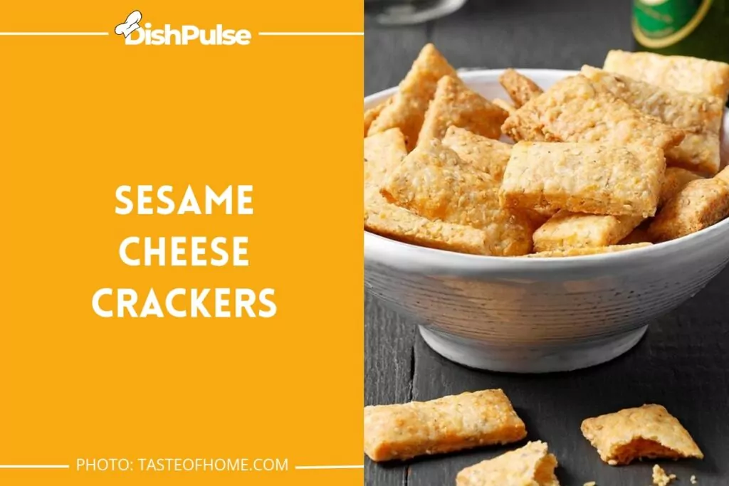 Sesame Cheese Crackers