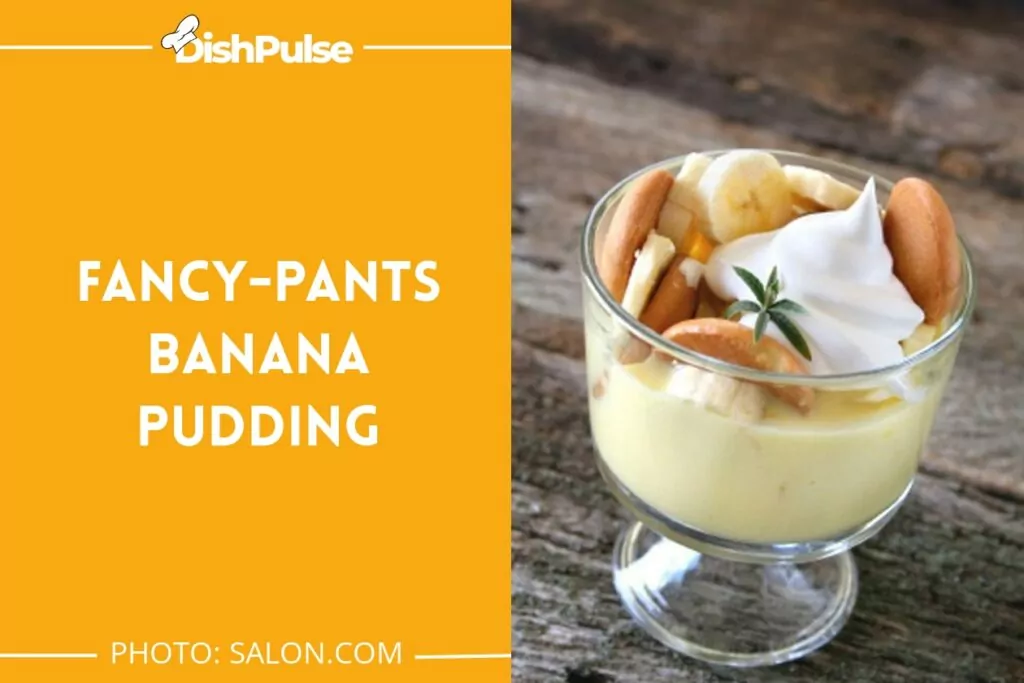 Fancy-pants banana pudding