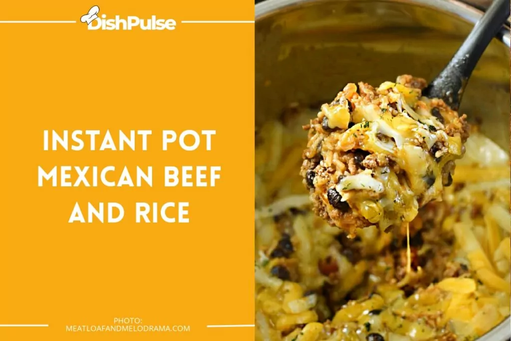 Instant Pot Mexican Beef and Rice