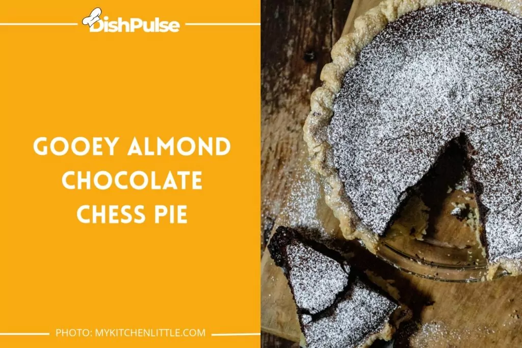 Gooey Almond Chocolate Chess Pie