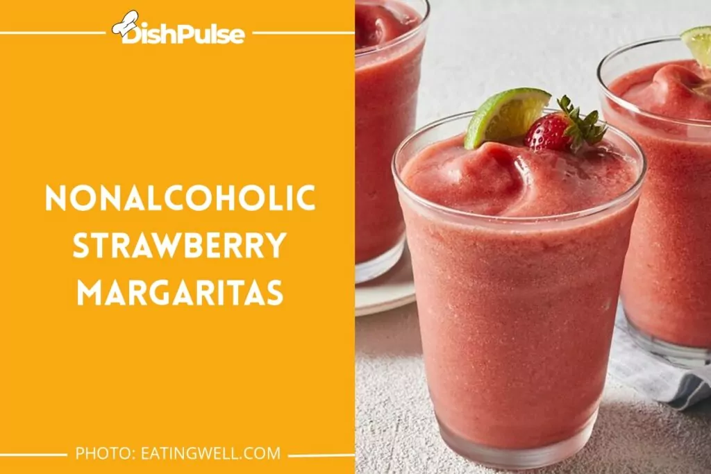Nonalcoholic Strawberry Margaritas