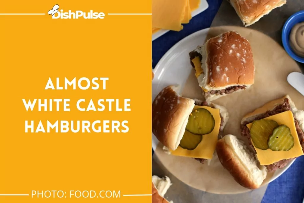 Almost White Castle Hamburgers