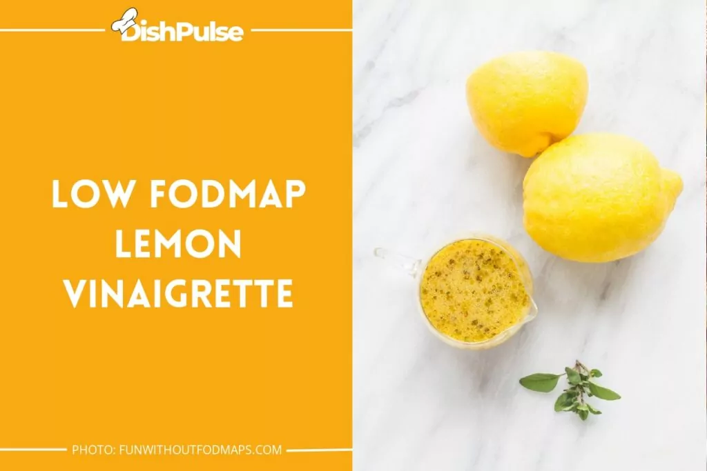 Low FODMAP Lemon Vinaigrette