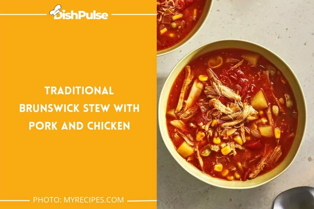 Traditional Brunswick Stew With Pork and Chicken