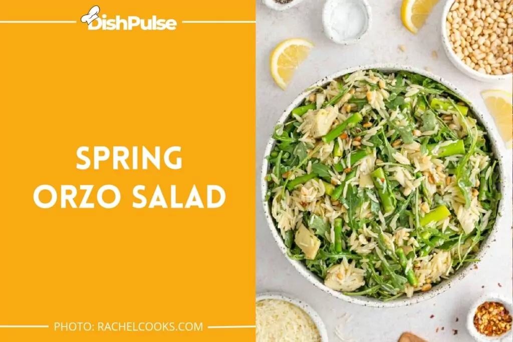 Spring Orzo Salad