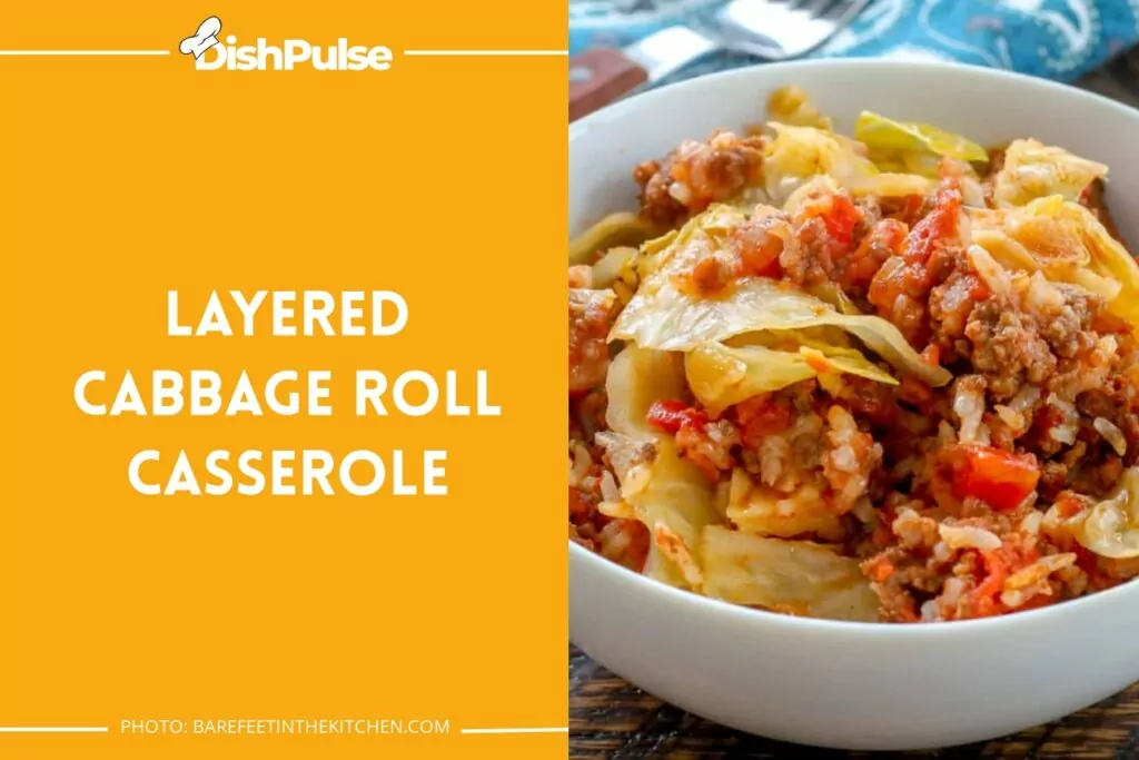 Layered Cabbage Roll Casserole