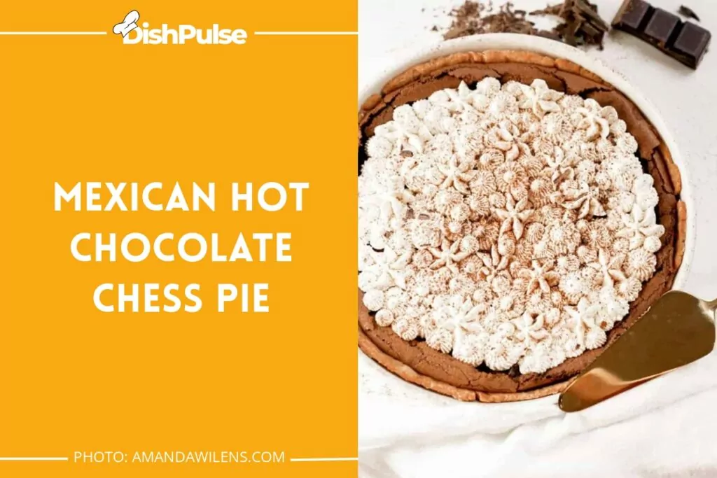 Mexican Hot Chocolate Chess Pie