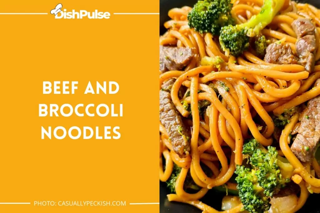 Beef And Broccoli Noodles