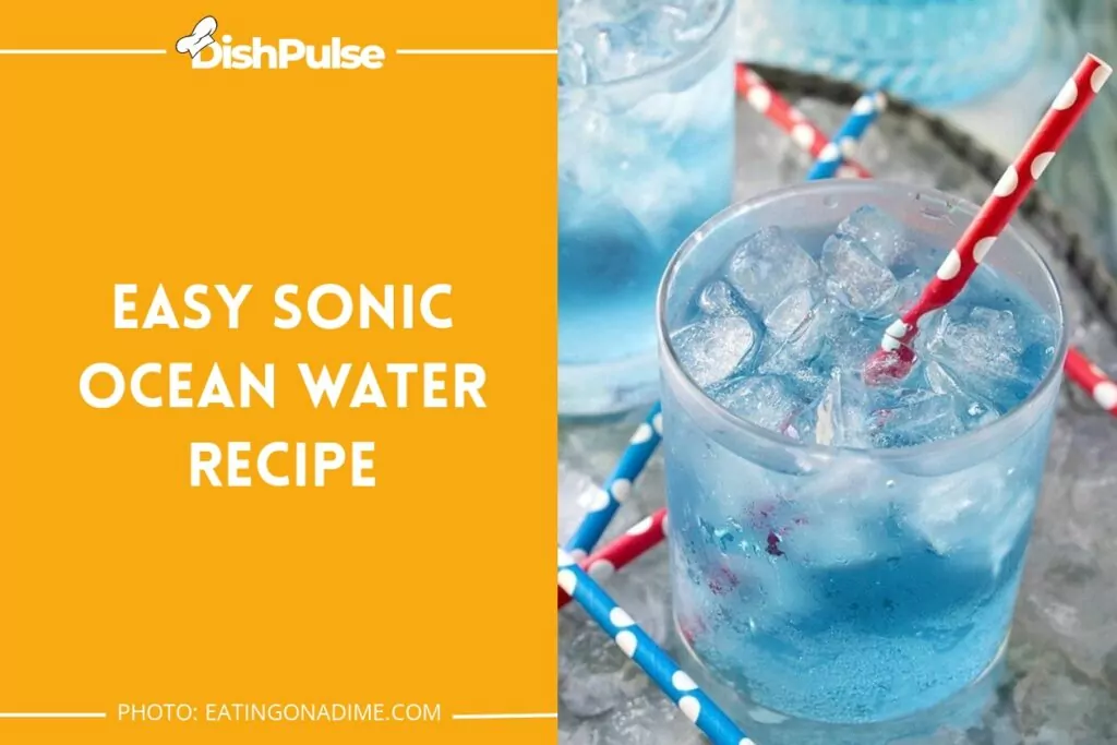 Easy Sonic Ocean Water Recipe