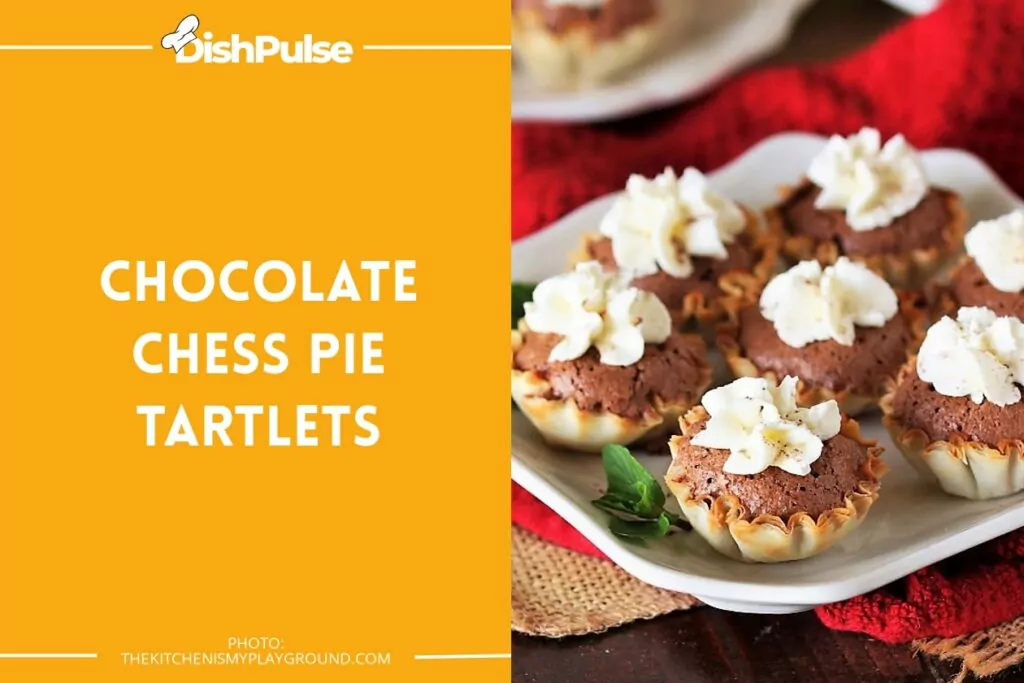 Chocolate Chess Pie Tartlets