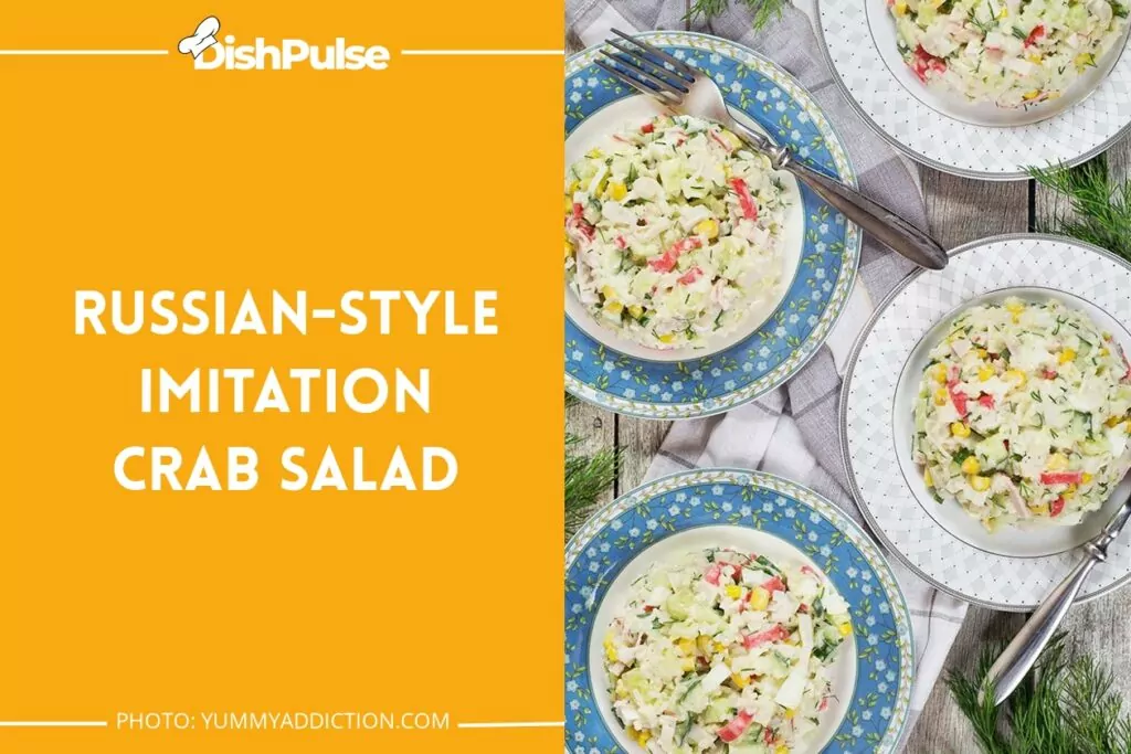Russian-Style Imitation Crab Salad