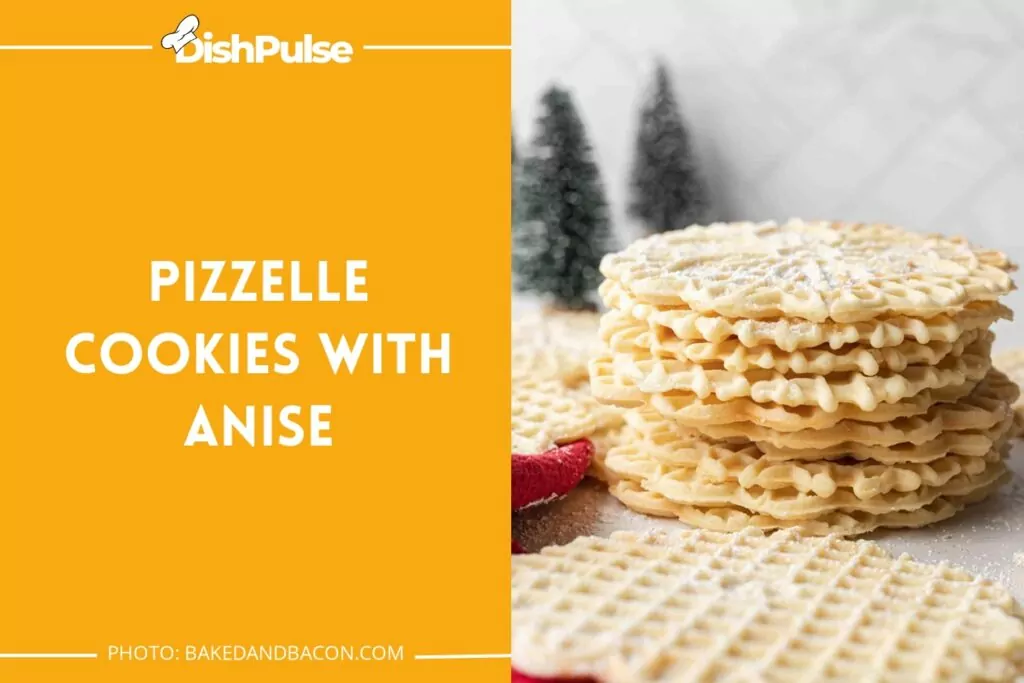 Pizzelle Cookies with Anise