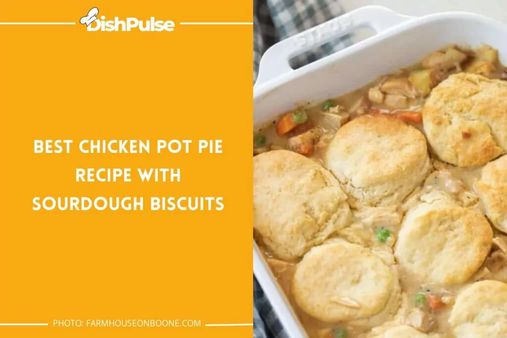 Best Chicken Pot Pie Recipe With Sourdough Biscuits