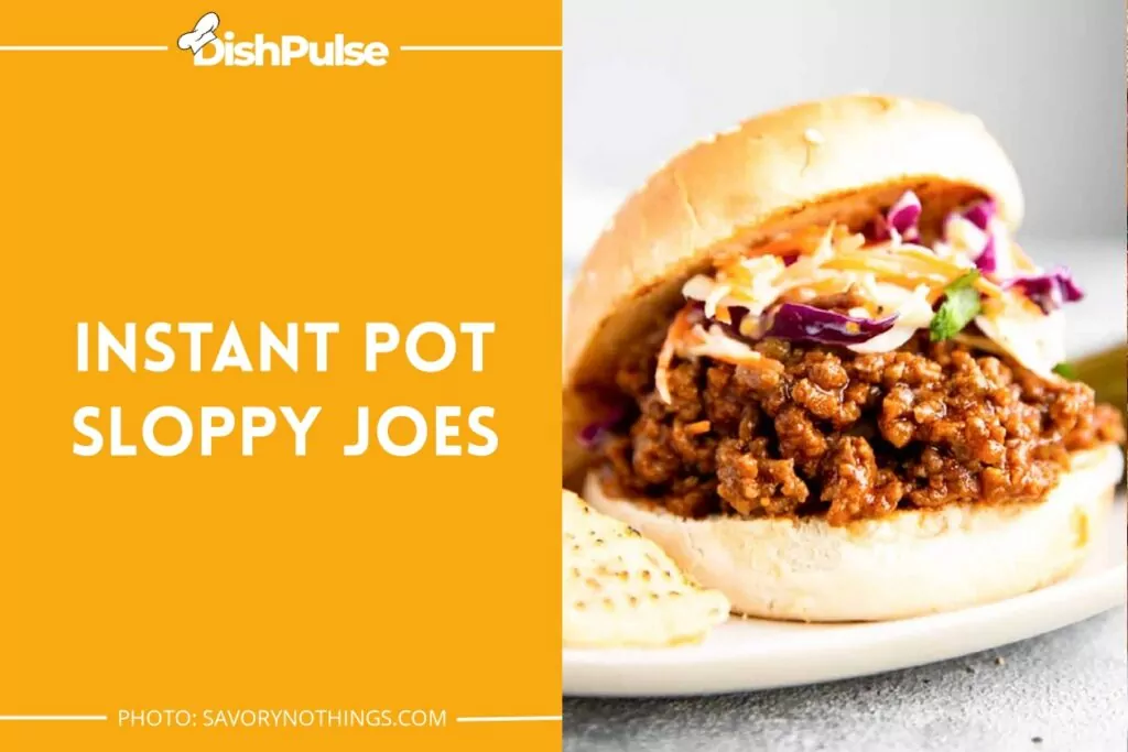Instant Pot Sloppy Joes