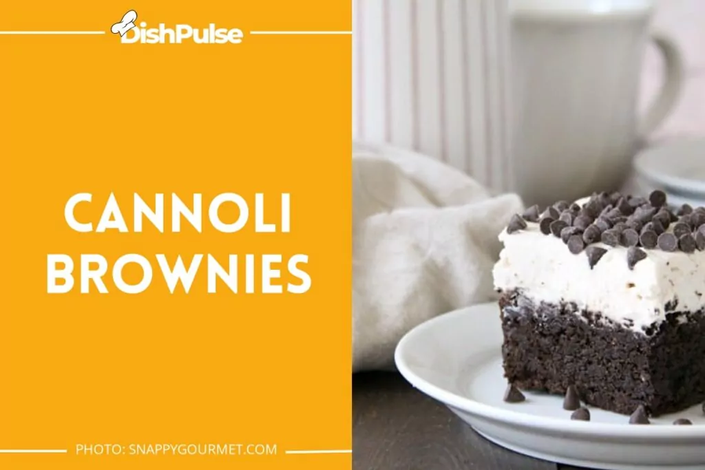 Cannoli Brownies