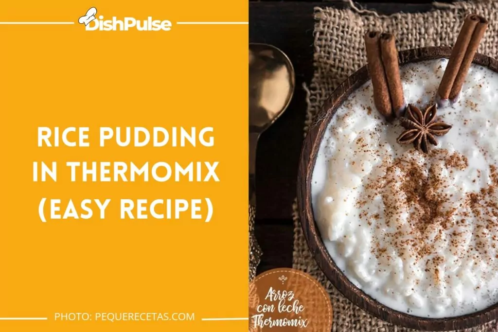Rice Pudding in Thermomix (EASY recipe)