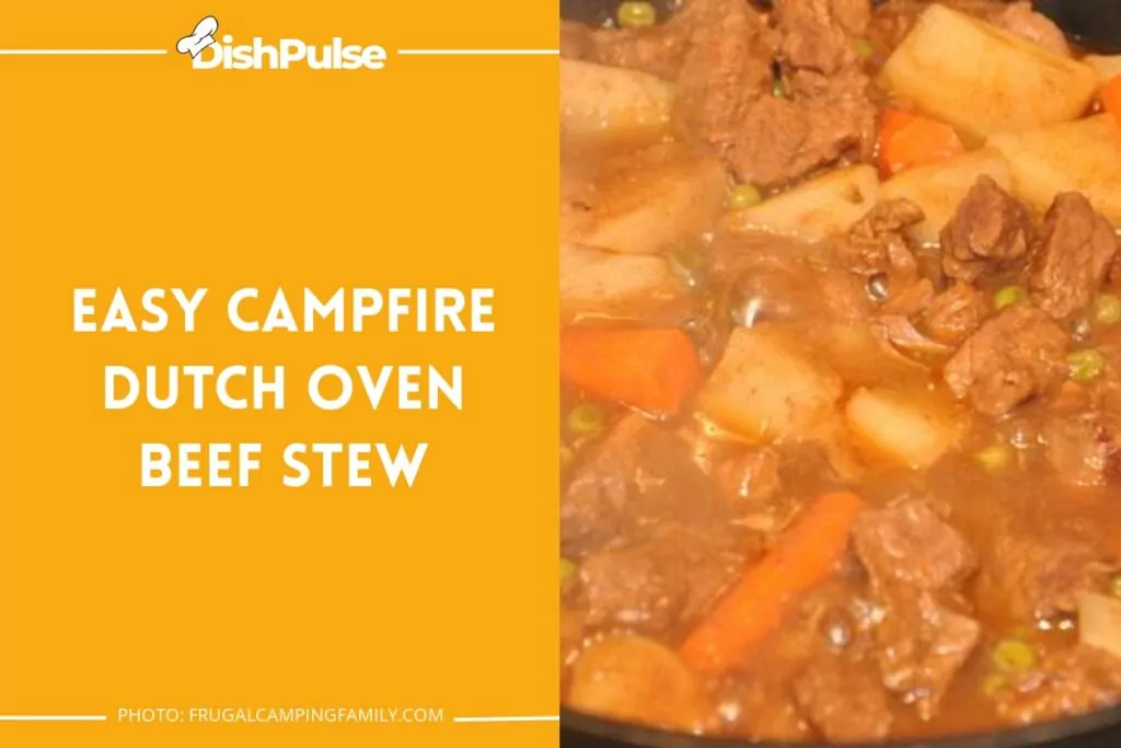 Easy Campfire Dutch Oven Beef Stew