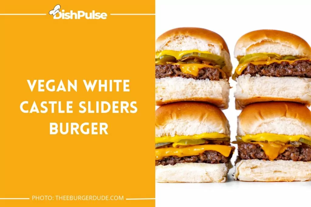 Vegan White Castle Sliders Burger