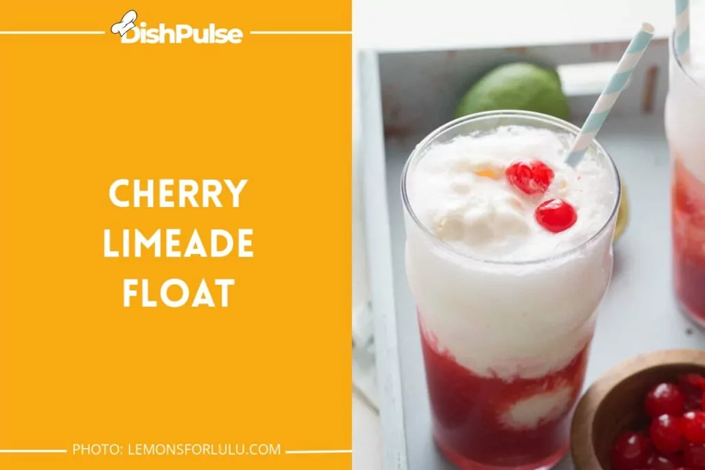 Cherry Limeade Float