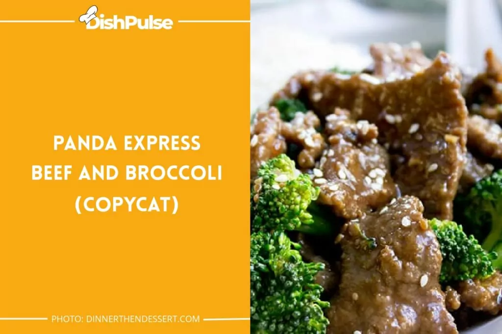 Panda Express Beef and Broccoli (Copycat)