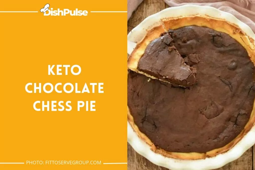Keto Chocolate Chess Pie