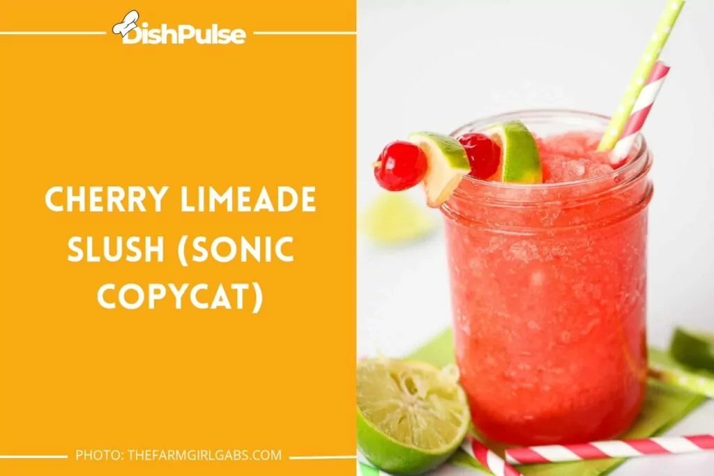 Cherry Limeade Slush (Sonic Copycat)