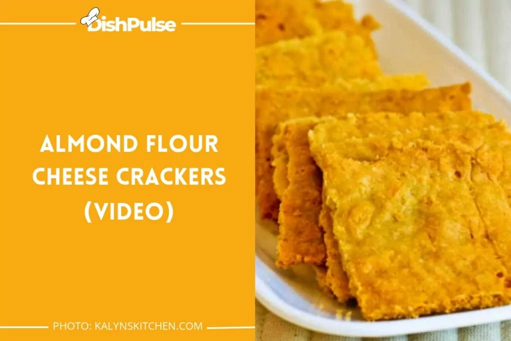 Almond Flour Cheese Crackers (Video)