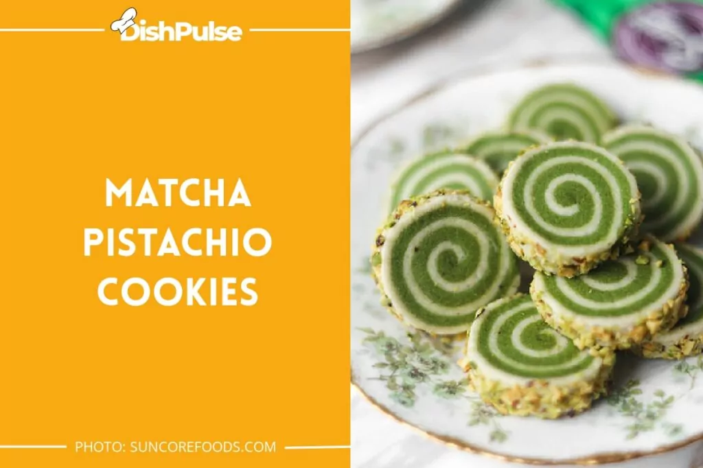 Matcha Pistachio Cookies