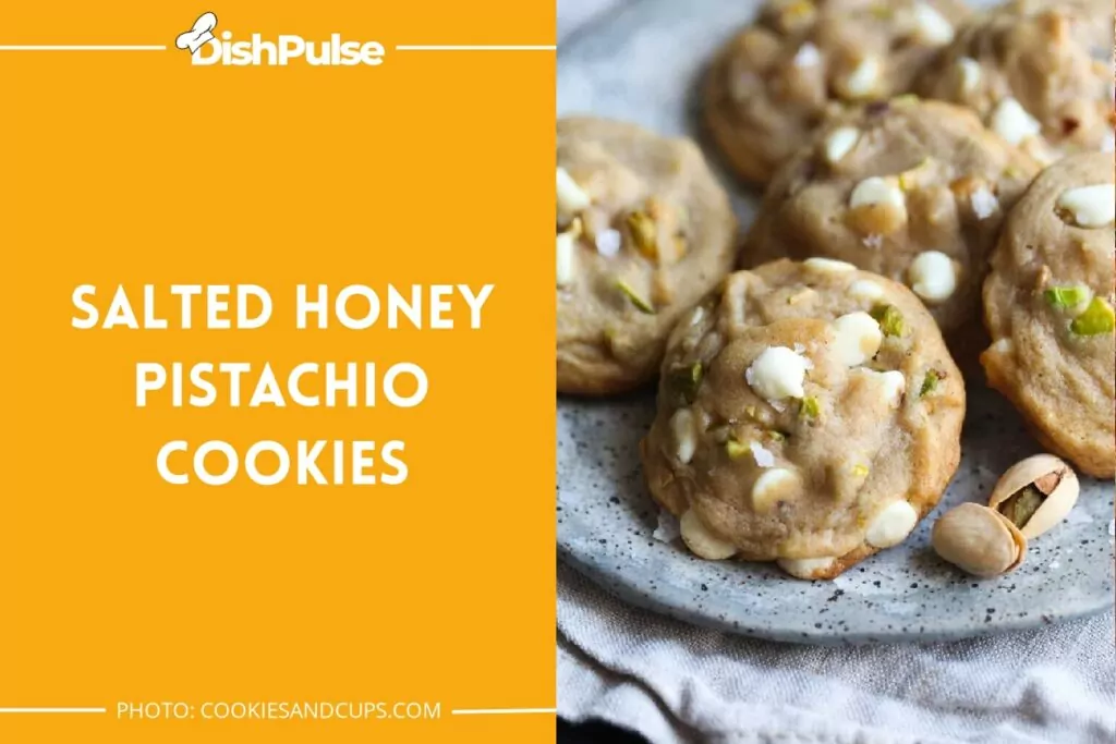 Salted Honey Pistachio Cookies