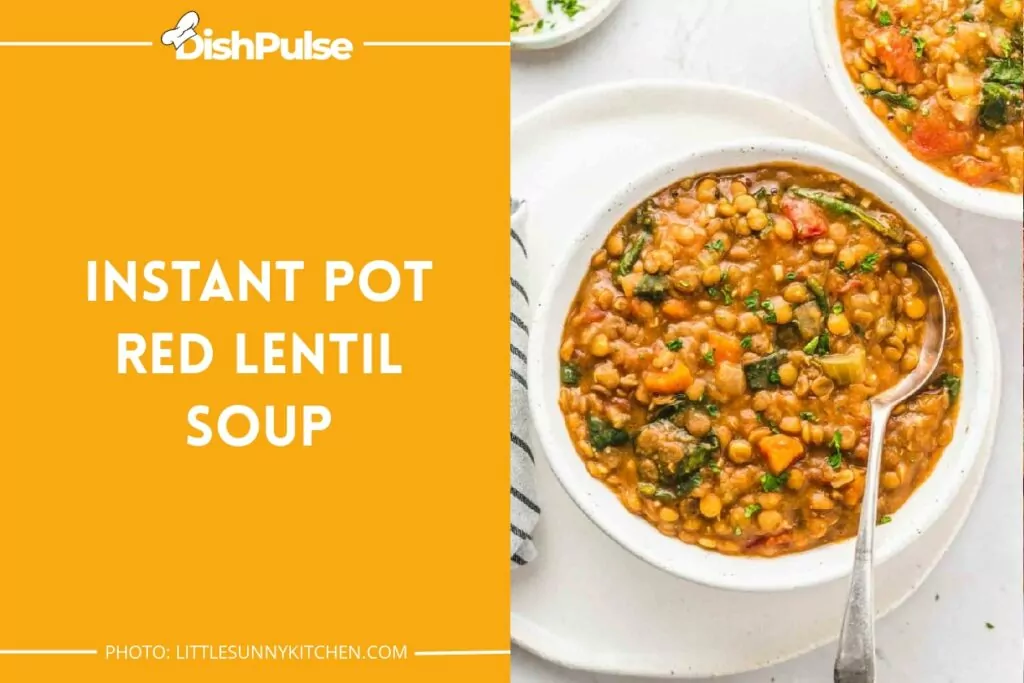 Instant Pot Red Lentil Soup