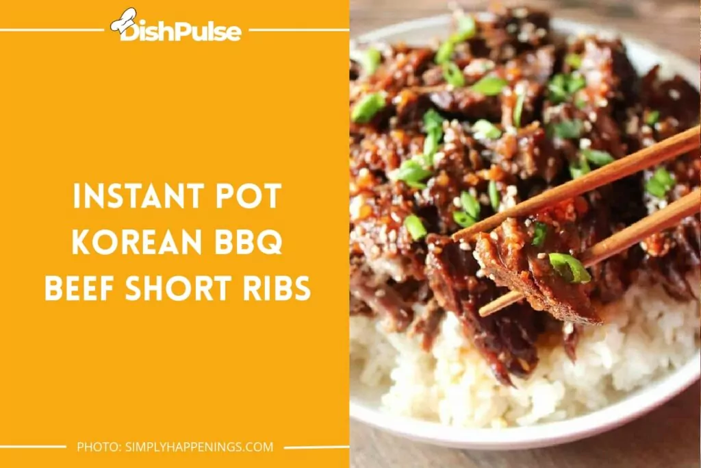 Instant Pot Korean BBQ Beef Short Ribs