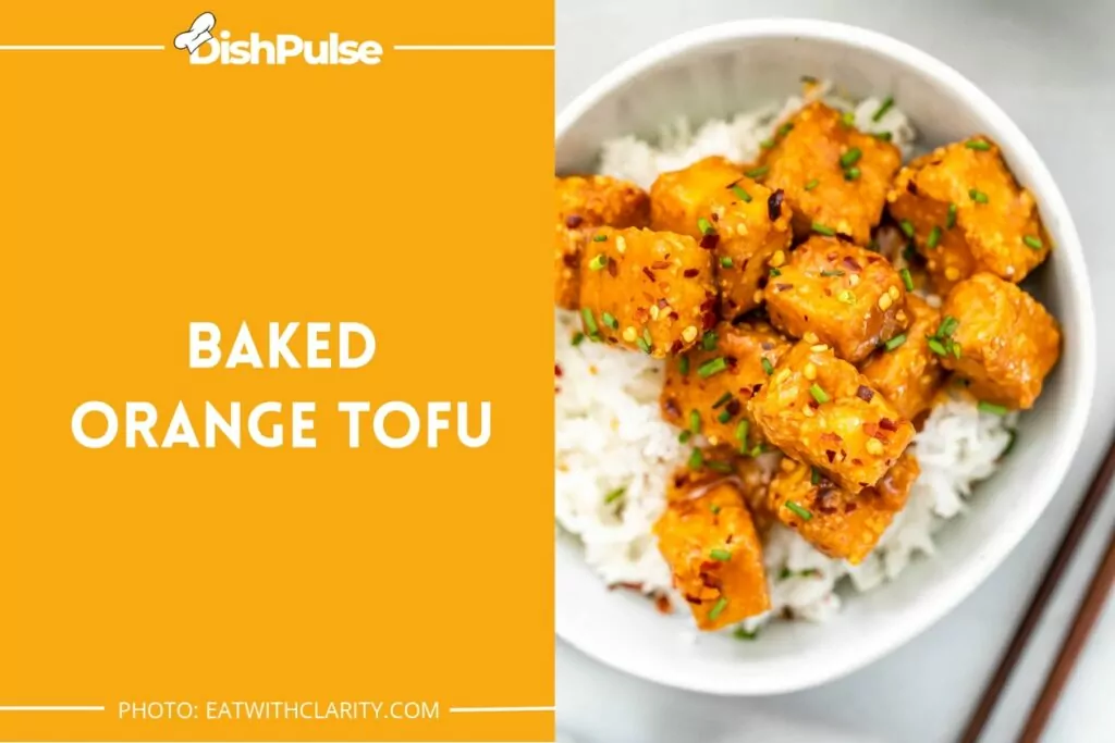 Baked Orange Tofu