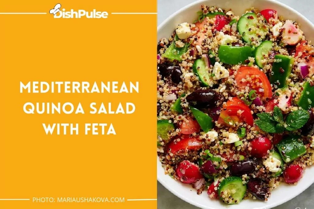Mediterranean Quinoa Salad With Feta