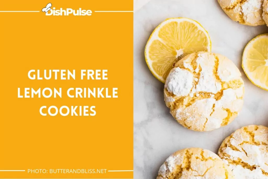 Gluten-Free Lemon Crinkle Cookies