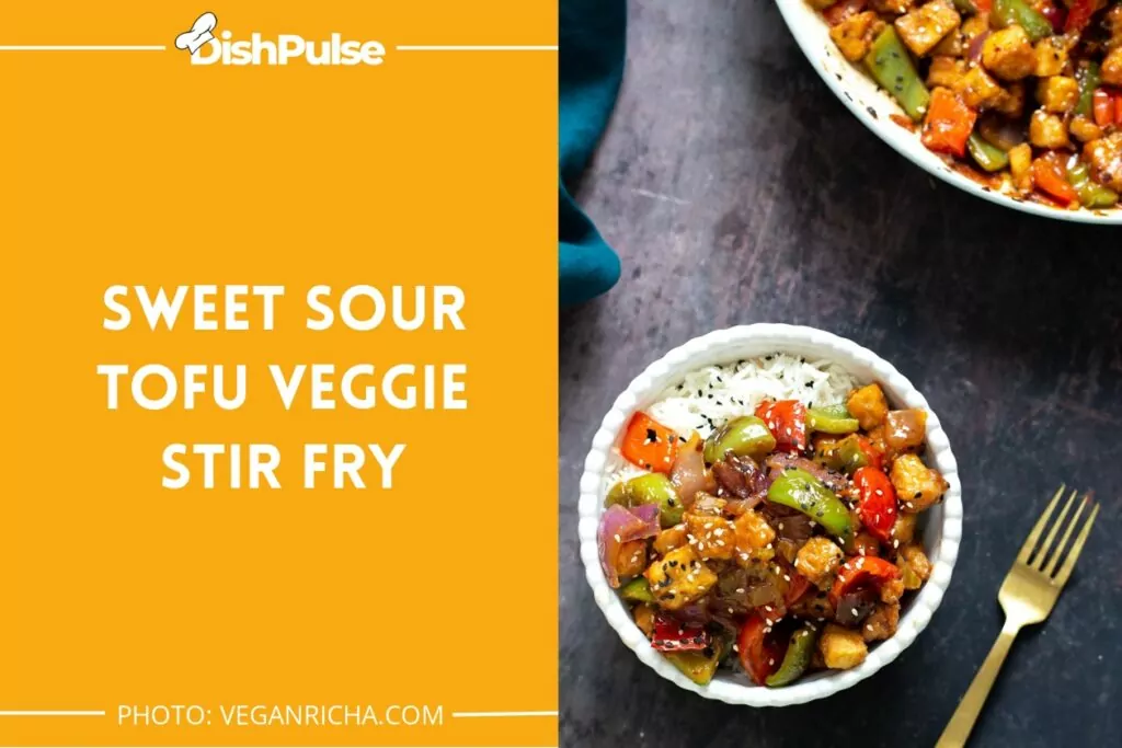 Sweet Sour Tofu Veggie Stir Fry