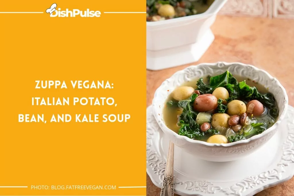Zuppa Vegana: Italian Potato, Bean, and Kale Soup