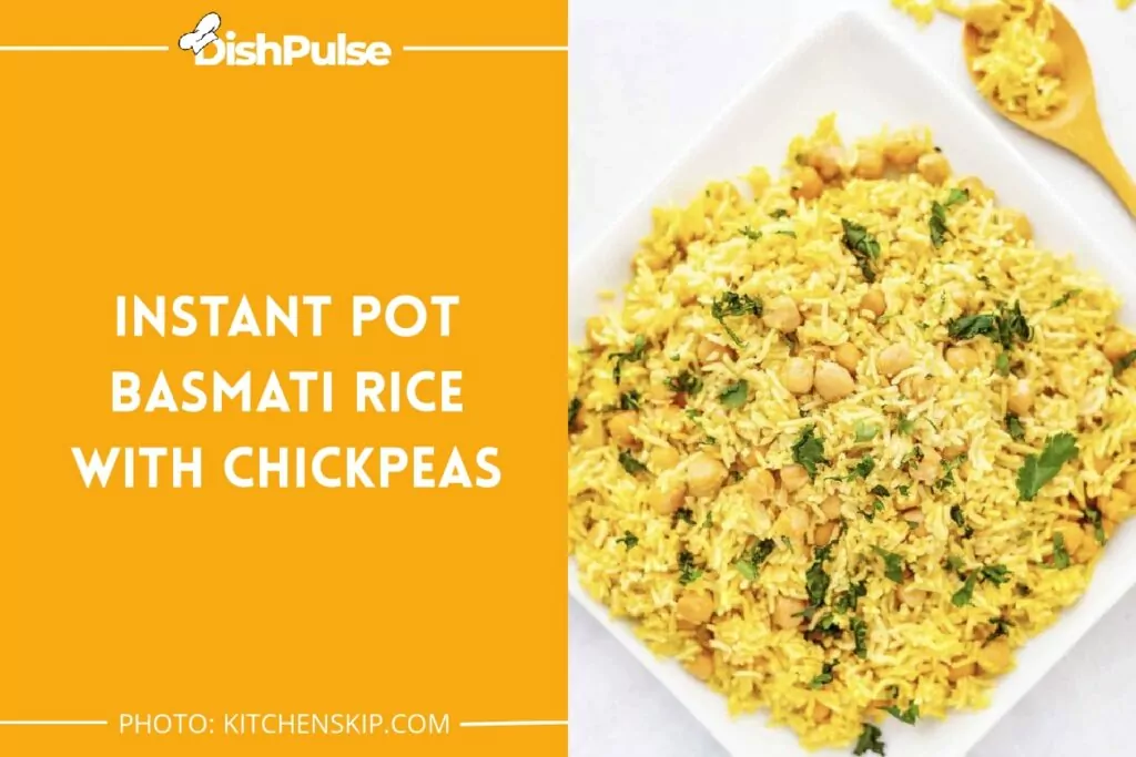 Instant Pot Basmati Rice With Chickpeas