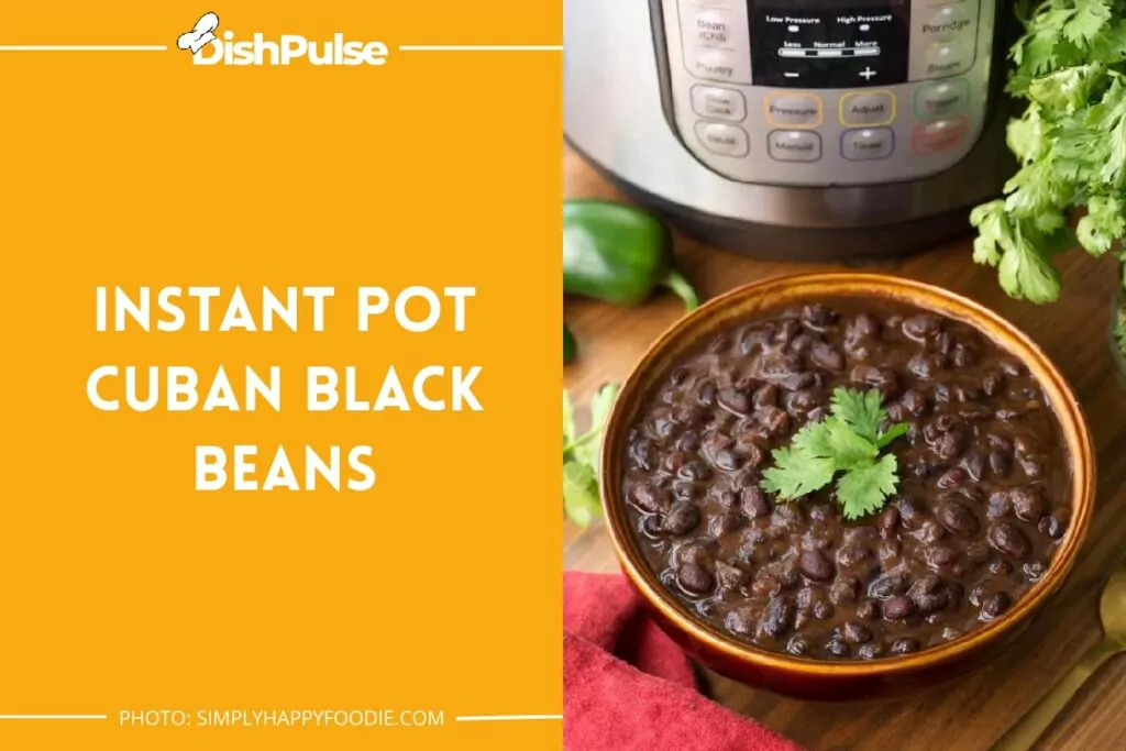 Instant Pot Cuban Black Beans
