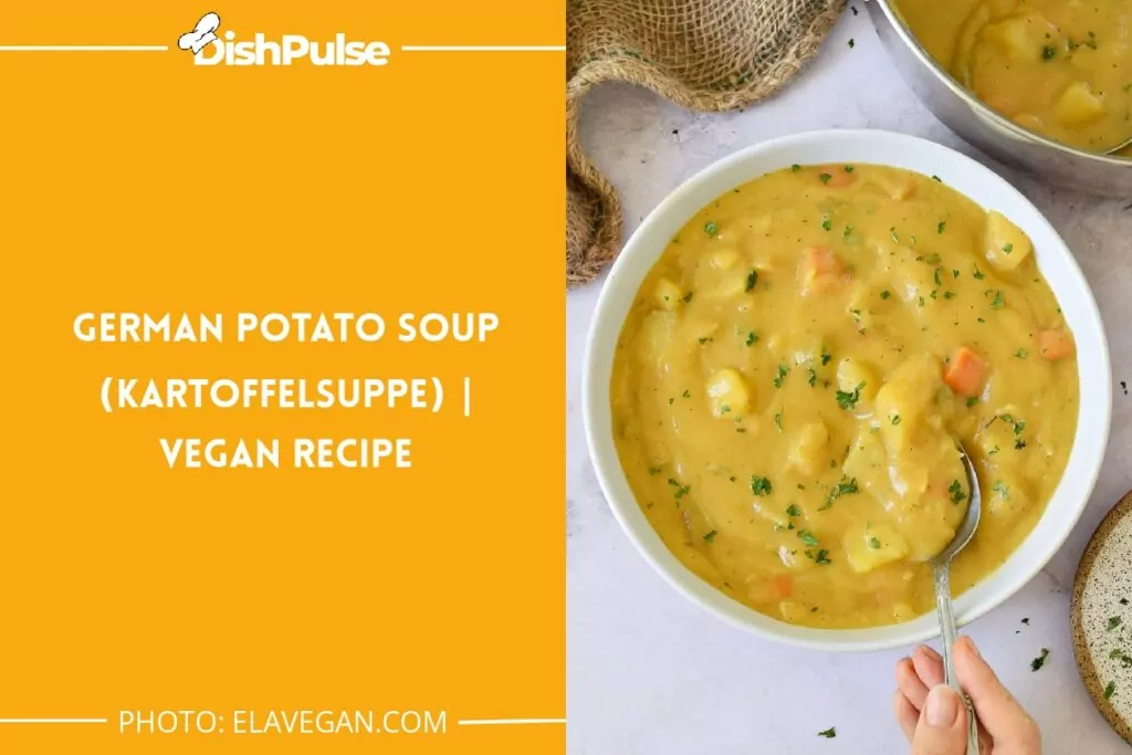German Potato Soup (Kartoffelsuppe) | Vegan Recipe
