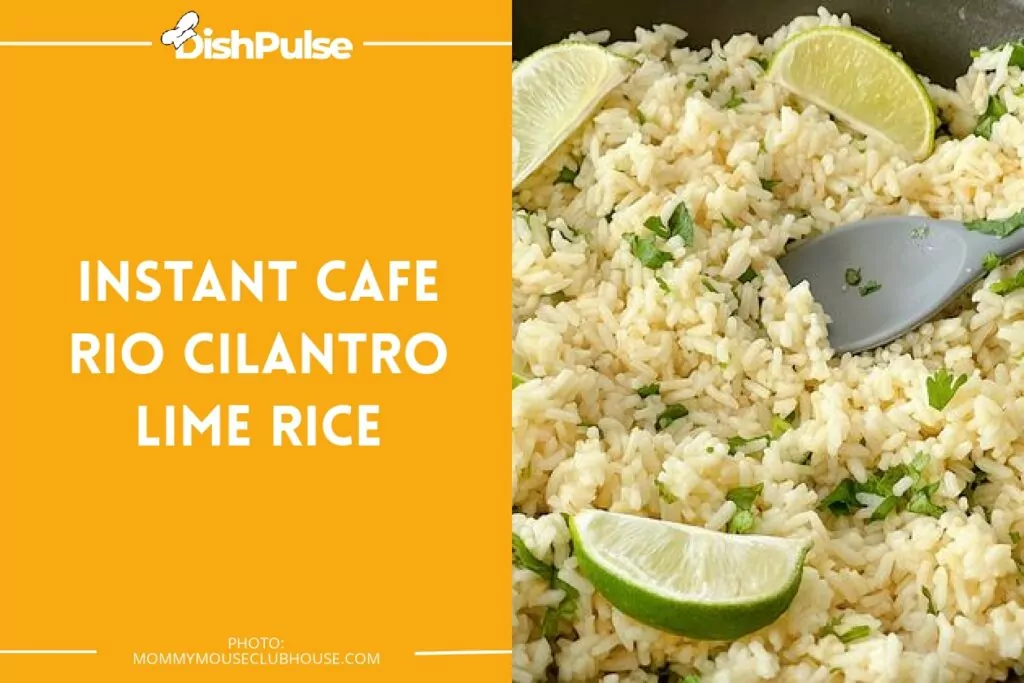 Instant Cafe Rio Cilantro Lime Rice