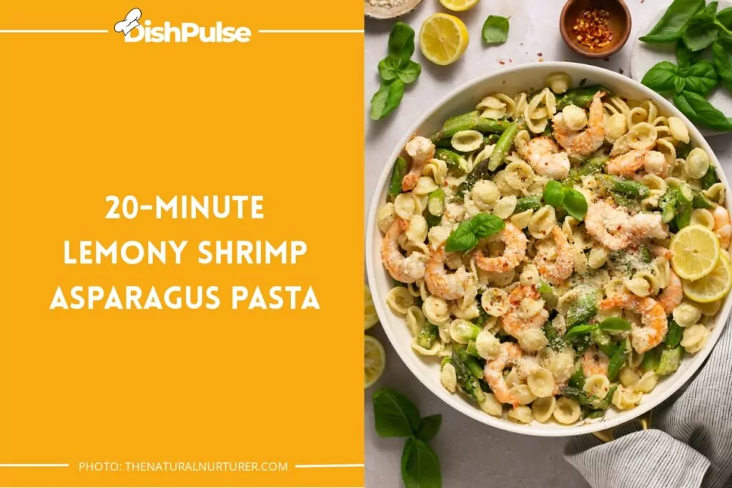 20-Minute Lemony Shrimp Asparagus Pasta