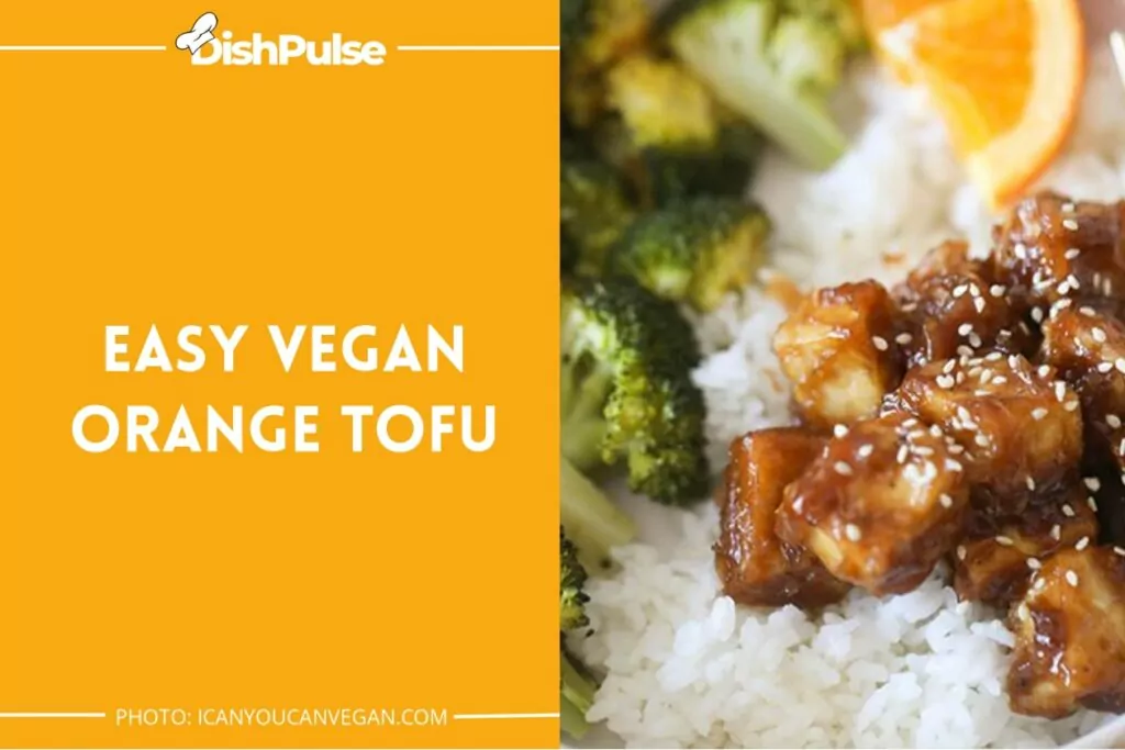 Easy Vegan Orange Tofu
